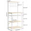 Aiste 10Cm Metal Standard Baker's Rack with Microwave Compatibility