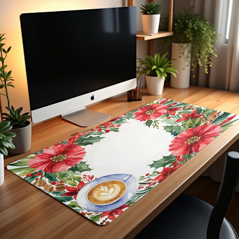 Polyester Desk Pad, 31.5x15.5