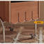 Table basse pliable mobile en bois massif