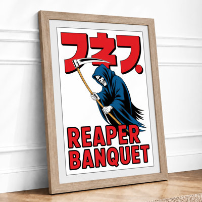 Reaper Banquet Retro - Framed Print