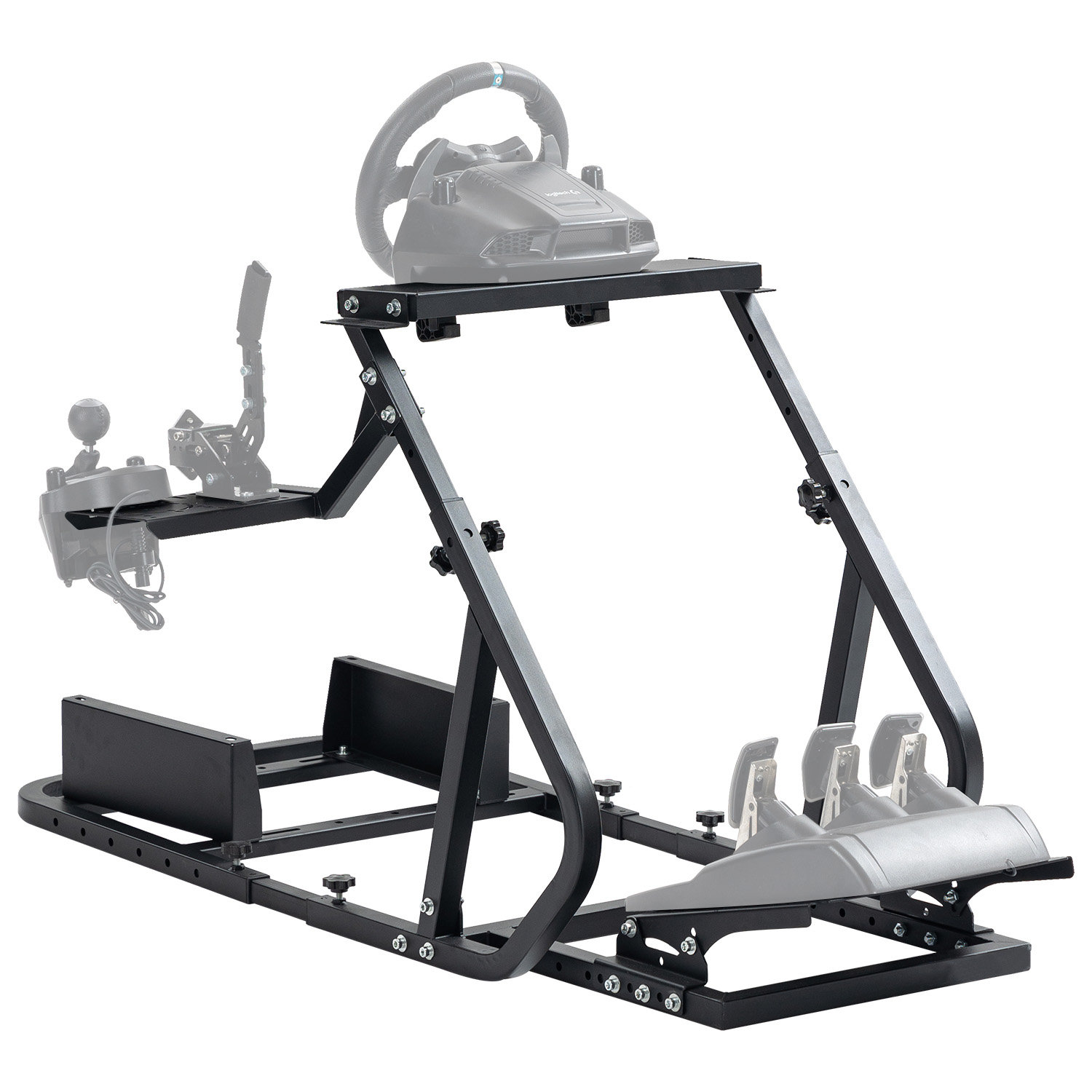 Inbox Zero Anman Sturdy Sim Racing Frame Stand | Works with Logitech ...