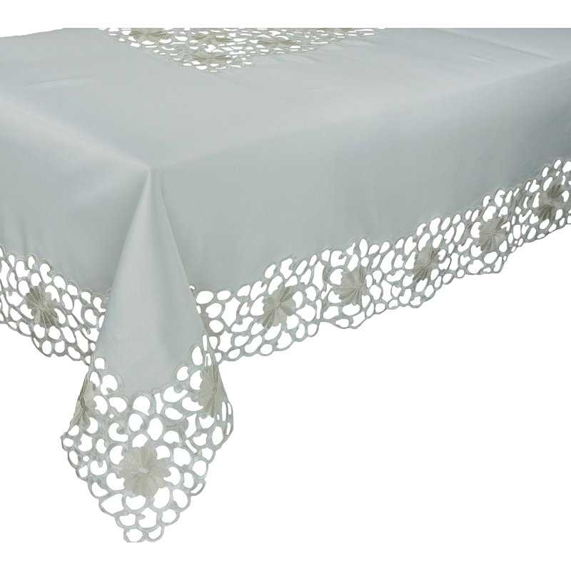 Nappe Sherly, Ivoire, L 144 po x l 70 po