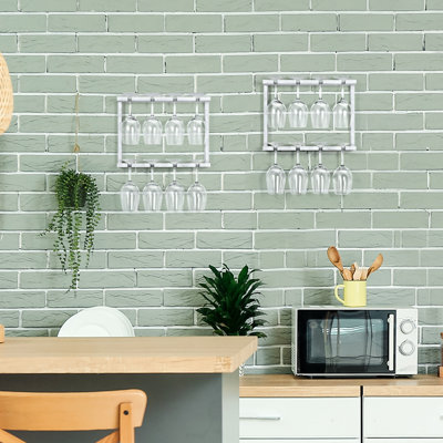 Louette Solid Wood Wine Glass Rack