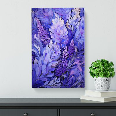 Lavender Flower Orphism Art No.2 - No Frame Print