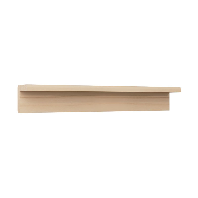 Moulure de coin de coin en bois franc massif l 1 1/8 po x l 1 1/8 po x l 96 po WG205, Aulne