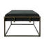 Banc rembourré en velours noir Modern-492392716