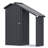 Waterproof Outdoor Storage Cabinet With Shelves And Firewood Rack