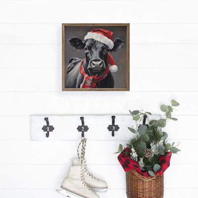 Santa Angus With Hat And Scarf