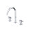 Modelle Widespread Lavatory Faucet With C-Spout