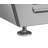 39 in. 5-Pan Countertop Ice Cream Display Freezer with Curved Glass Top in Stainless-Steel (KM-CGDR-5P)