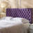 Tufted Upholstered Queen Size Bed Headboard