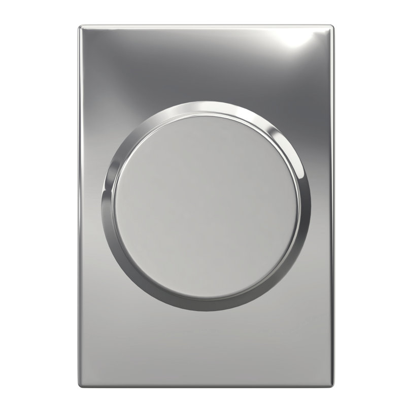 Bowery Privacy Door Knob, Bright Chrome