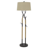 60'' Black Traditional Floor Lamp