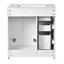 Ensemble de meuble-lavabo 30 po avec lavabo en céramique, armoire de rangement en bois massif, ensemble de meuble-lavabo autoportant avec 3 tiroirs et portes à fermeture douce-976625838
