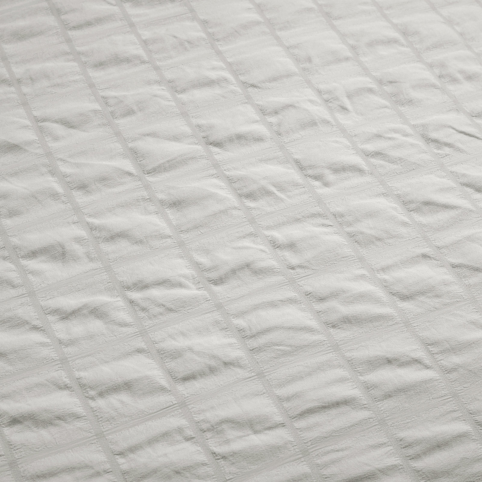 Crinkle 3 Piece All Season Crinkle Textured Dobby Comforter Set, Light Gray, Twin Extra Long