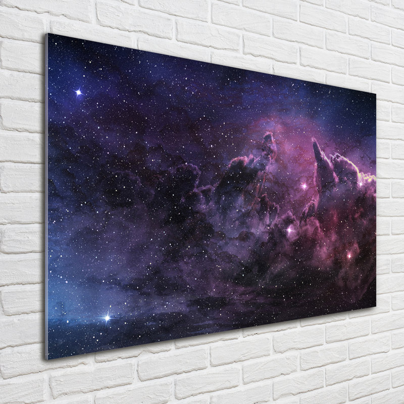 Nebula - No Frame Print on Glass