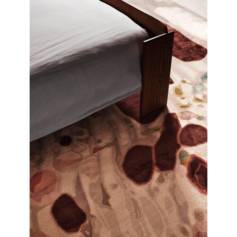 Chihuly Oyster Stucco Area Rug, Rectangle 4' x 6'