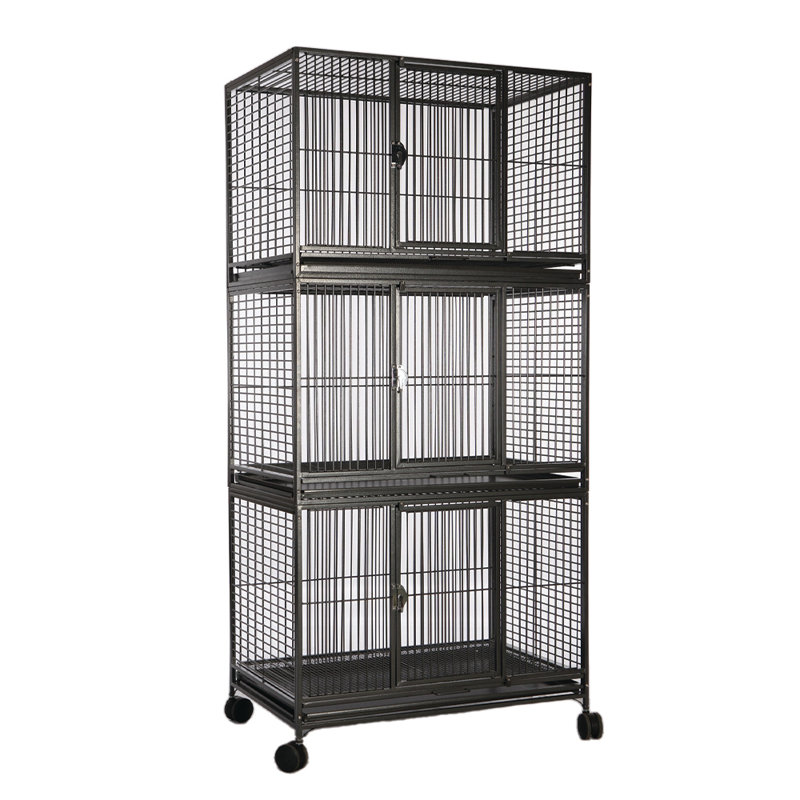 36x24 Platinum Triple cage by A&E, Platinum