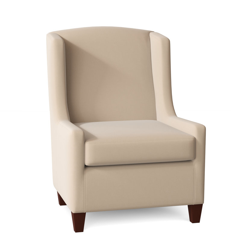 Sweetwater Wingback Chair, Tweetie 7 Tan Performance Velvet, Manhattan, Yes