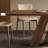 Nut-brown Rectangular Sintered Stone tabletop Dining Table-2049982790