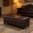 Aspen 50.25" Wide Rectangle PU Leather Storage Ottoman Bench with Lift-Top Storage