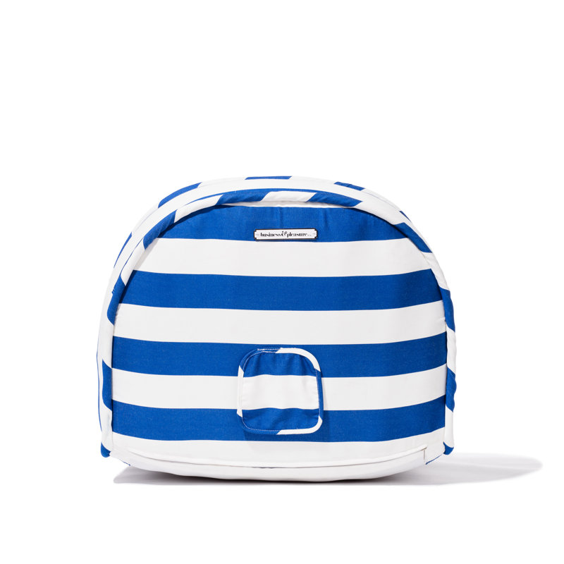 Pool Lounger, Yellow/White