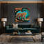 «Big Cats», art mural brun sur toile Jaguar mexicain-1398487281