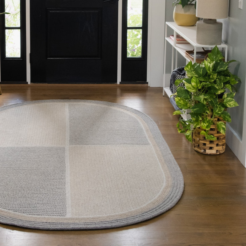 Tapis oval en fibres naturelles, Ovale 7 pi x 9 pi