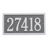 Bismark 1-Line Wall Address Plaque