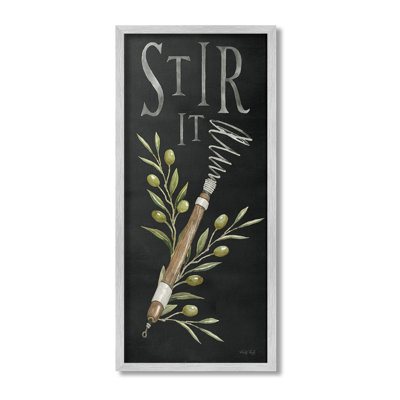 «Stir It Vintage Kitchen», estampe numérique encadrée par Cindy Jacobs