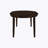 Oval Dining Table with Extension Leaf - Cappuccino