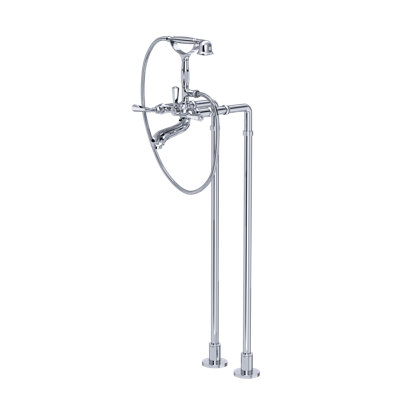 Palladian Floor Mount Tub Filler