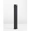 Black Integrated LED Metal Bollard Light-209297453
