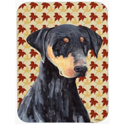 East Urban Home Doberman Portrait Glass Cutting Board