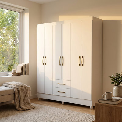 Armoire Panama 60,2 "avec tablettes réglables, tringle