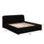 Lit plateforme tapissier Mid-Century-355193415