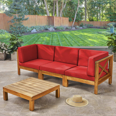 Acacia 3 - Person Patio Conversation Set with Cushions