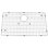 DAX Grid for Kitchen Sink, Brass