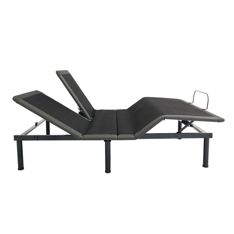 Flex Top Quick Assembly Adjustable Bed Frame With Voice Activated Controls, Queen