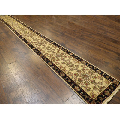 One-of-a-Kind 2'6" X 22' Runner Wool Area Rug in