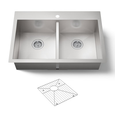 Vault Double Bowl Kitchen Sink
