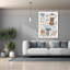 «Red Coffee Barrel I V2 Gingham» par Courtney Prahl, art mural sur toile-972044714