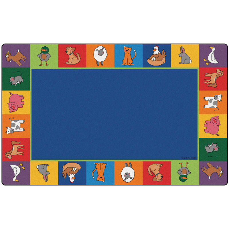 Tapis rectangulaire pour animaux de ferme 64,75 $ CarPets for Kids KID $ PLUS 4,7 pi x 6 pi, Rectangle 7 pi 6 po x 12 pi