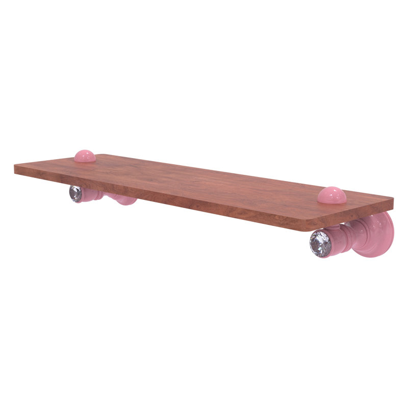 Tablette flottante Carolina, H 2,4 po x l 16 po x P 5,54 po, Rose