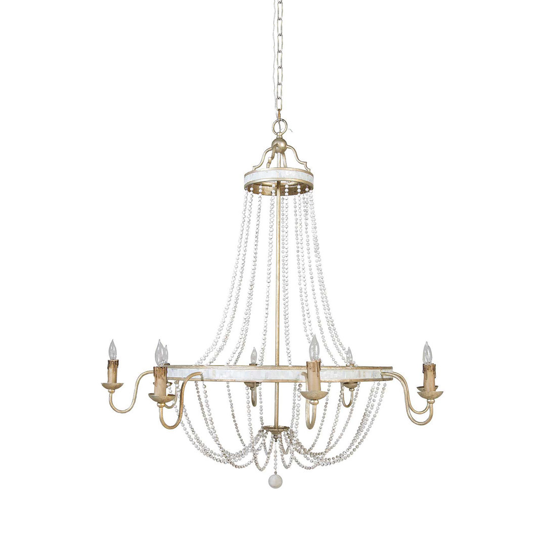 Corinna 8-Light Candle Style Empire Chandelier Gabby