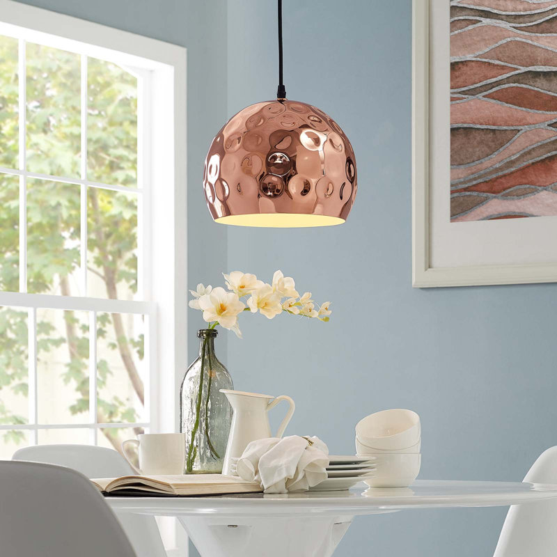 Luminaire suspendu Dimple, H 8 po x l 10 po x P 10 po