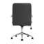 Chaise de bureau roulante noire à hauteur ajustable