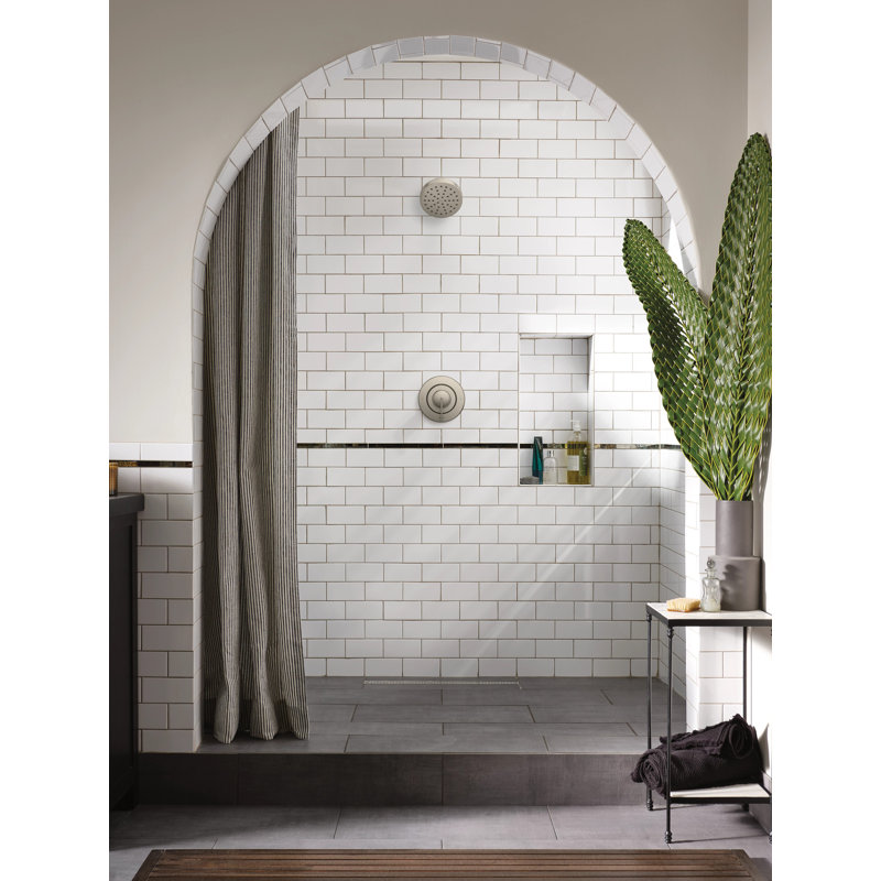 Moen Cia Posi-Temp Shower Handle Trim Kit, Valve Required, Brushed Nickel