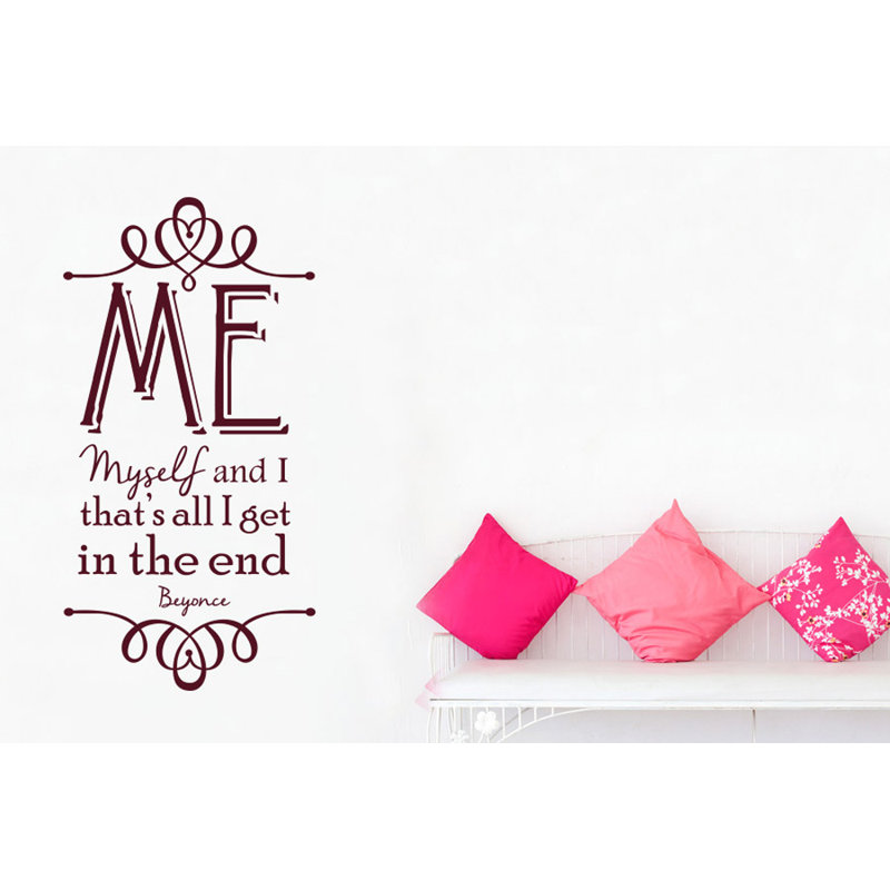 Wall Decal, Medium, Burgundy