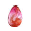 Artemis European Art Glass Vase Ruby